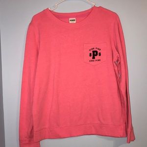 VS Pink Crew Neck Sweatshirt